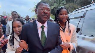 MOSES WETANGULA BEAUTIFUL DAUGHTERS SELFIE MOMENTS WITH FANS AT STATE HOUSE