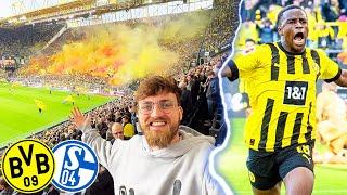 Borussia Dortmund vs. Schalke 04 - Revierderby Stadionvlog   Moukoko rettet...  ViscaBarca