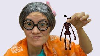 Super Granny VS Tiny Siren Head funny stories Full episode