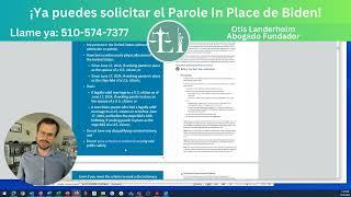 ¡Ya puedes solicitar el Parole in Place de Biden