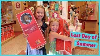 Last Day of Summer at the American Girl Store