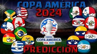 COPA AMERICA 2024  PREDICCIÓN  countryballs