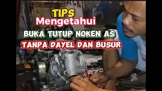 Cara Mengetahui buka tutup noken as tanpa dayel dan busur derajat