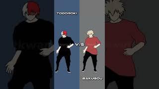 Todoroki Vs Bakugou tiktok dance challenge MHA tiktok #shorts#anime#tiktok