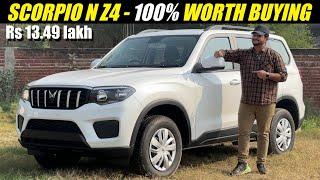 Scorpio N Z4 - Rs 13.49 lakh mein sabse Best Model?