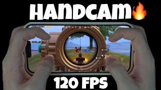 Power of 120 FPS ? HANDCAM 5 Finger + Full Gyro ️ iPhone 13 Pro Max  PUBG MOBILEBGMI