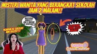 MISTERI WANITA YANG BERANGKAT SEKOLAH JAM 2 PAGI MISTERIUS SAKURA SCHOOL SIMULATOR - PART 189