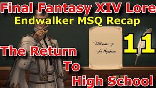 FFXIV Lore - The Return to High School Endwalker MSQ Recap