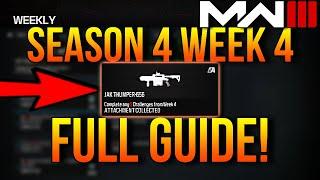 How To Complete ALL SEASON 4 WEEK 4 Challenges MW3 Multiplayer