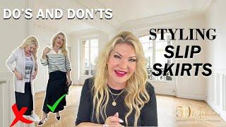 How To Style Slip Skirts Dos And Donts