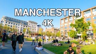 Manchester City Centre  Manchester  Walk  4K