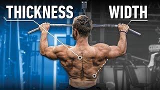 How To Train Back WIDTH vs THICKNESS Close vs Wide Grip? Rows or Pullups?