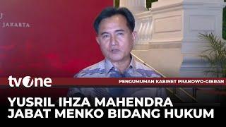 Menko Bidang Hukum Yusril Ihza akan Fokus Kaji Sejumlah Persoalan HAM  tvOne