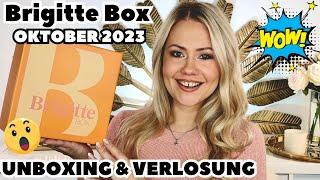 136€ WERT? BRIGITTE BOX OKTOBER 2023  Unboxing & Verlosung