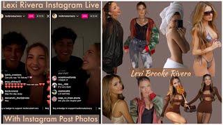 Lexi Rivera Instagram Live 4223 with the Instagram Post Pictures  With Andrew Davila