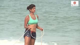 Martina Thariyan Hot performance chubby navel show