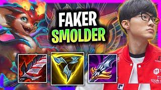 FAKER BRINGS BACK SMOLDER  T1 Faker Plays Smolder Mid vs Leblanc  Season 2024