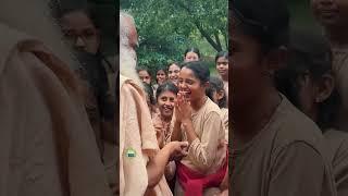 Students of Isha Samskriti Monkeying Around with Sadhguru