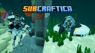 ПОДВОДНЫЙ ТРАНСПОРТ ИЗ САБНАТИКИ В МАЙНКРАФТ  SubCraftica  Обзор мода #27