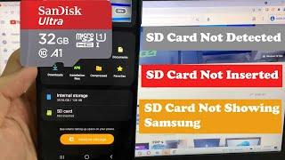 No SD Card Problem Solved  Not Inserted  Android Samsung Mobile Galaxy A12