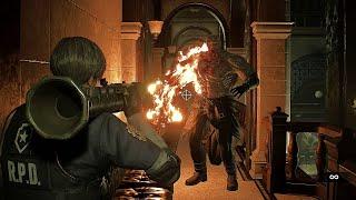 Resident Evil 2 But ALL Enemies Are BOSSES vs INFINITE ROCKET LAUNCHER