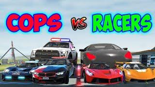 Extreme Car Driving Simulator COPS vs RACERS