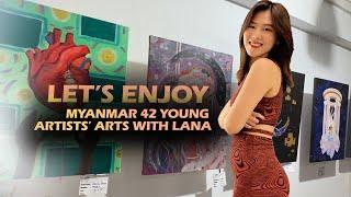 Lets look around the artworks of young Myanmar artists in Gallery Cafe Yangon.