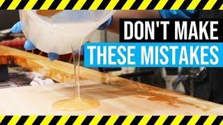 AVOID THESE 9 EPOXY POUR MISTAKES