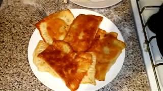 Пирожки быстрые и вкусные  типа домашние чебуреки