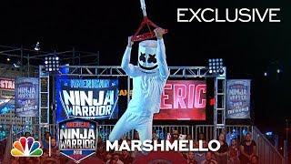 Marshmello Runs Stage 1 at the Las Vegas National Finals - American Ninja Warrior 2018 Exclusive