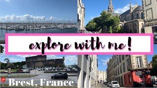 Explore Brest France with me And my feelings about being alone in France  PhD internship vlog