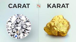 What’s the Difference Between a Karat and a Carat?