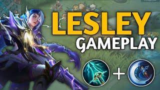 LESLEY GAMEPLAY MLBB NEW META BUILD 2024