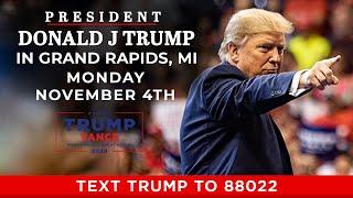 LIVE President Trump in Grand Rapids MI