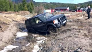 LAND ROVER DISCOVERY 3 OFFROADING MUD ROCKS SNOW AND ICE