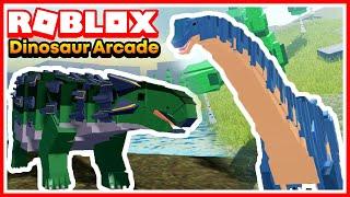 NEW HUGE BRACHIOSAURUS AND ANKYLOSAURUS IN DA  Dinosaur Arcade