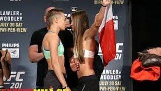 Роуз Намаюнас VS Каролина Ковалькевич UFC 201 Highlights