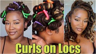 I Tried Flexi Rods On My Locs  LOC STYLES