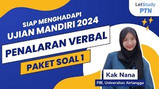 Prediksi Soal Penalaran Verbal  Ujian Mandiri 2024 Paket Soal 1