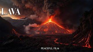 Volcano & Lava  4K Cinematic Scenic Nature Cinema