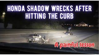 Honda Shadow operator learns a painful lesson - DO NOT FLEE The Arkansas State Police #pursuit