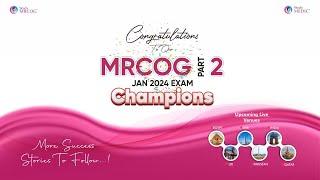 Congratulations to our MRCOG Part 2 Jan 2024 Exam Champion  Dr Aishwarya  StudyMRCOG
