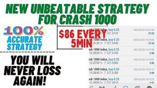 How to trade Crash 1000 index successfully Without loosing any funds. New Crash1000 index strategy