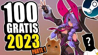 100 JUEGOS GRATIS que deberías jugar en 2023ESPECIAL 30K SUBS  Juegos Gratis Steam  SauKoz Time