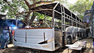 Handmade Passenger Sleeper Bus Manufacturing Factory  Amazing Process Of Bus Making