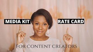 WHAT SHOULD BE IN YOUR MEDIA KIT AND RATE CARD  WELL EXPLAINED  IAMYEYCHI