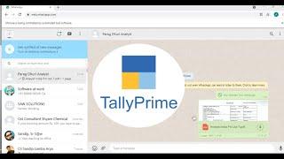 TallyPrime to Whatsapp  Tally Whatsapp Module  Send invoices PDF