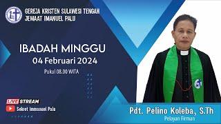 IBADAH MINGGU GKST JEMAAT IMMANUEL PALU  04 FEBRUARI 2024