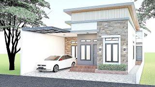 house design on a 9x13 meter plot