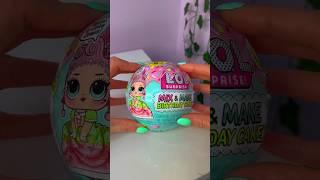 ASMR UNBOXING A *NEW* L.O.L MIX AND MAKE BIRTHDAY CAKE CAPSULE MUST SEE🫢  #Shorts